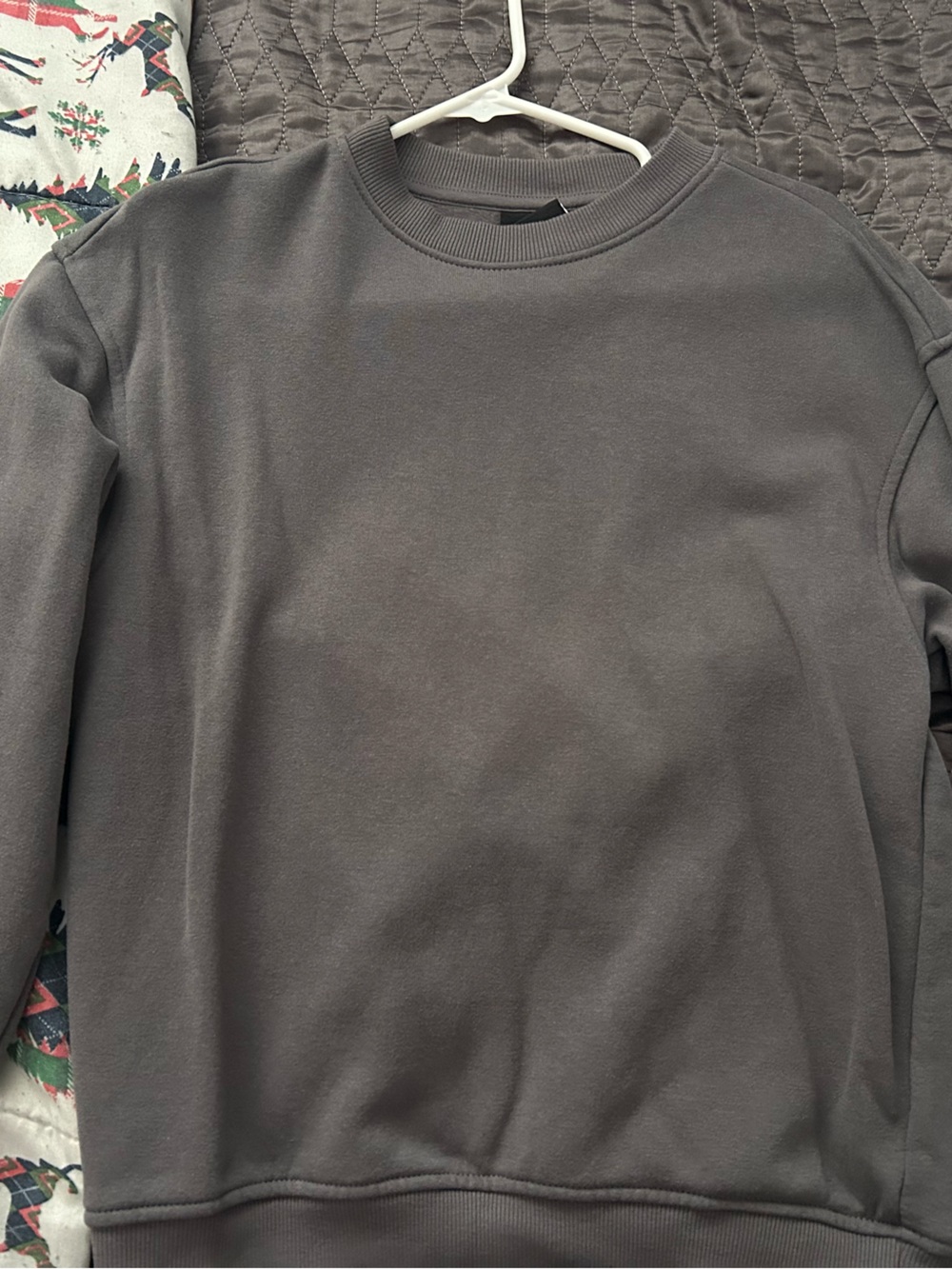 H&M Men's Crewneck Sweatshirt - Charcoal